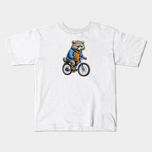 Binturong On A Bicycle Kids T-Shirt